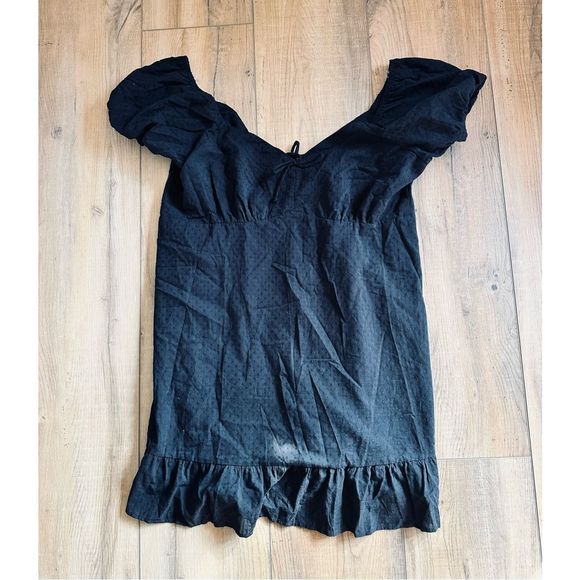 wild fable Dresses & Skirts - Wild Fable Dress Mini XXL Black Women's Blouson Tunic Casual Party Peplum